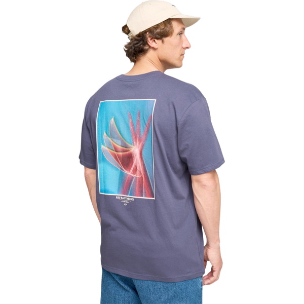 2026 Billabong Mens Flower Premium T-Shirt 24A521620 - Vintage Indigo